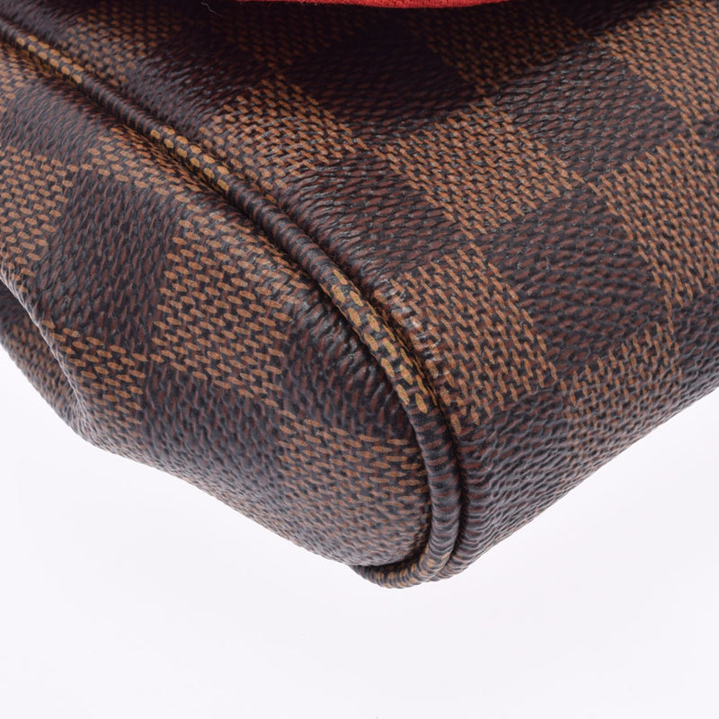 LOUIS VUITTON ルイヴィトン ダミエ フェイボリットMM 2WAY ブラウン N41129 レディース ダミエキャンバス ショルダーバッグ Aランク 中古 銀蔵