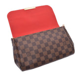 LOUIS VUITTON ルイヴィトン ダミエ フェイボリットMM 2WAY ブラウン N41129 レディース ダミエキャンバス ショルダーバッグ Aランク 中古 銀蔵