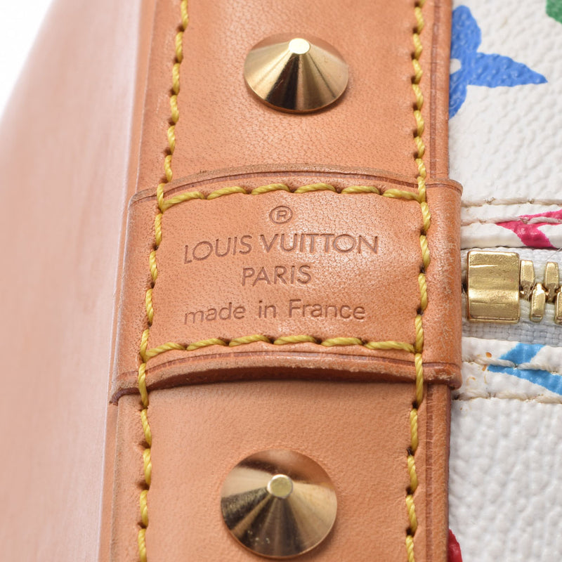 LOUIS VUITTON Louis Vuitton Multicolor Alma Bron (White) M92647 Ladies Monogram Multicolor Handbag B Rank Used Ginzo