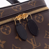 LOUIS VUITTON ルイヴィトン モノグラム リバース ヴァニティ NV PM 2WAY キャメル系/黒 M45165 レディース モノグラムキャンバス ハンドバッグ 新同 中古 銀蔵