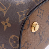 LOUIS VUITTON ルイヴィトン モノグラム リバース ヴァニティ NV PM 2WAY キャメル系/黒 M45165 レディース モノグラムキャンバス ハンドバッグ 新同 中古 銀蔵