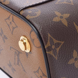 LOUIS VUITTON ルイヴィトン モノグラム リバース ヴァニティ NV PM 2WAY キャメル系/黒 M45165 レディース モノグラムキャンバス ハンドバッグ 新同 中古 銀蔵