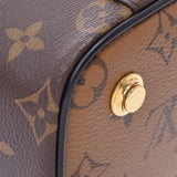 LOUIS VUITTON Louis Vuitton Monogram Reverse Vanity NV PM 2WAY Camel/Black M45165 Ladies Monogram Canvas Handbag New Used Ginzo
