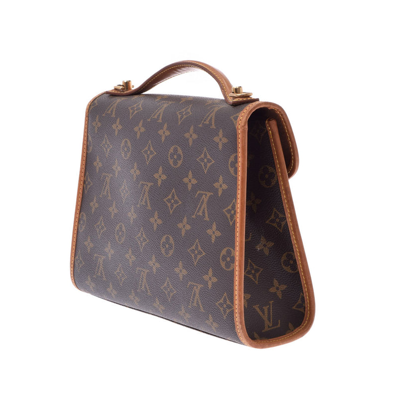 LOUIS VUITTON ルイヴィトン モノグラム ベルエア 2WAY ブラウン M51122 ユニセックス モノグラムキャンバス ハンドバッグ Bランク 中古 銀蔵