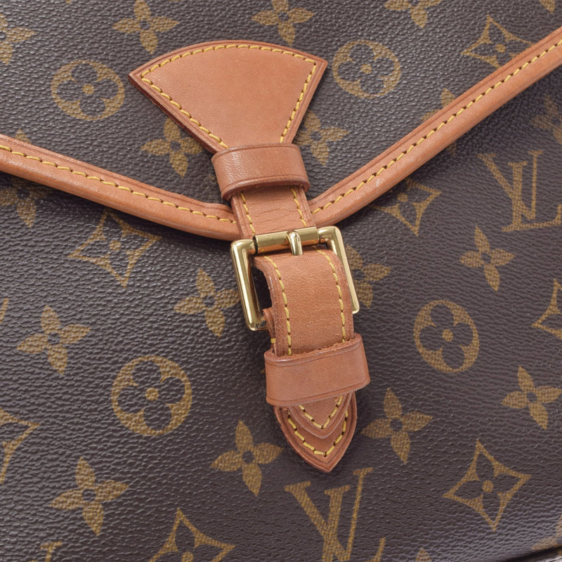 LOUIS VUITTON ルイヴィトン モノグラム ベルエア 2WAY ブラウン M51122 ユニセックス モノグラムキャンバス ハンドバッグ Bランク 中古 銀蔵