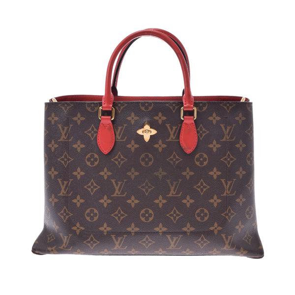 LOUIS VUITTON ルイヴィトン モノグラム フラワー トート コクリコ M43553 レディース モノグラムキャンバス トートバッグ ABランク 中古 銀蔵