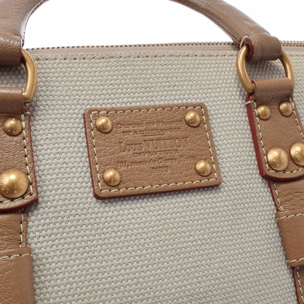 ルイヴィトントアルトリアノン サックネヴァーフル グレー/茶系 ユニ