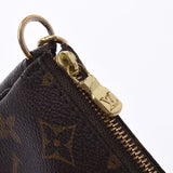 路易威顿路易·维顿（Louis Vuitton）路易威登（Louis Vuitton）会标迷你棕色M58009女士会标帆布配件袋B Feden Ginzo