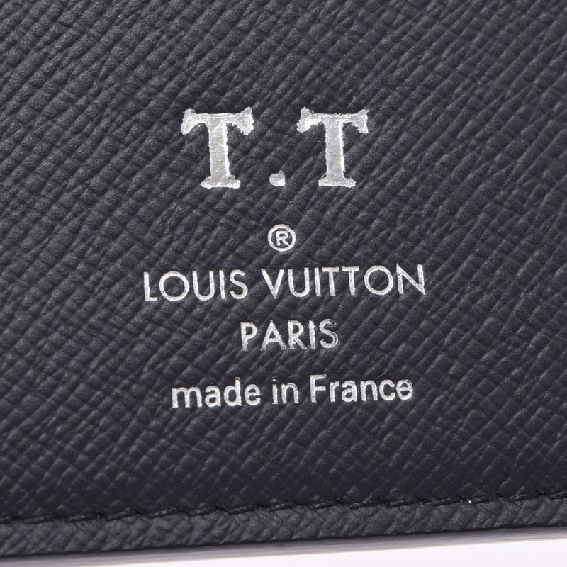 LOUIS VUITTON Louis Vuitton Damier Graphit Portofoyille Brother Black N62665 Men's Dami Graphit Canvas Wallet AB Rank Used Ginzo
