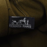 HERMES Hermes Fooltu MM Khaki/Navy Unisex Canvas Tote Bag B Rank used Ginzo