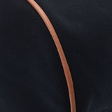 爱马仕爱马仕（Hermes Hermes）Polon Mimil Black Munisex Canvas肩带AB AB级使用Ginzo