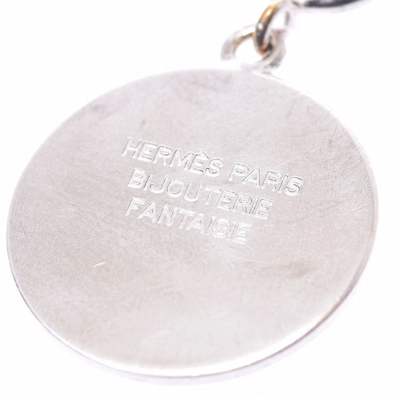 HERMES Hermes Neck Charm Serie Silver Unisex SS Pendant Top A Rank used Ginzo