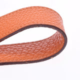 爱马仕爱马仕picotan锁毫米橙色银支架□h -graved（2004年左右）女士Toryon Lemance Handbag AB级使用Ginzo