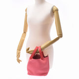 HERMES エルメス ピコタンロック タッチ PM ローズアザレ/ブーゲンビリア ゴールド金具 Y刻印(2020年頃) レディース トリヨンクレマンス/アリゲーター ハンドバッグ 新同 中古 銀蔵