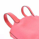 HERMES エルメス ピコタンロック タッチ PM ローズアザレ/ブーゲンビリア ゴールド金具 Y刻印(2020年頃) レディース トリヨンクレマンス/アリゲーター ハンドバッグ 新同 中古 銀蔵