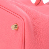 HERMES エルメス ピコタンロック タッチ PM ローズアザレ/ブーゲンビリア ゴールド金具 Y刻印(2020年頃) レディース トリヨンクレマンス/アリゲーター ハンドバッグ 新同 中古 銀蔵