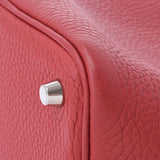 HERMES Hermes Picotan Lock PM Rouge Ganral (Red) Silver Bracket □ R -engraved (around 2014) Ladies Toryon Lemance Handbag A Rank Used Ginzo