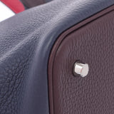 HERMES Hermes Picotan Lock MM Kazak Blue Nui/Rouge Celie/Framboise Z engraved (around 2021) Ladies Toryon Lemance Handbag New Ginzo