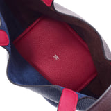 HERMES Hermes Picotan Lock MM Kazak Blue Nui/Rouge Celie/Framboise Z engraved (around 2021) Ladies Toryon Lemance Handbag New Ginzo