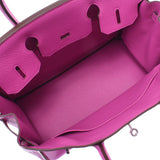 HERMES エルメス バーキン 30 マグノリア(ピンク系) シルバー金具 C刻印(2018年頃) レディース トリヨンクレマンス ハンドバッグ 未使用 銀蔵