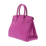 HERMES エルメス バーキン 30 マグノリア(ピンク系) シルバー金具 C刻印(2018年頃) レディース トリヨンクレマンス ハンドバッグ 未使用 銀蔵