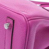 HERMES エルメス バーキン 30 マグノリア(ピンク系) シルバー金具 C刻印(2018年頃) レディース トリヨンクレマンス ハンドバッグ 未使用 銀蔵