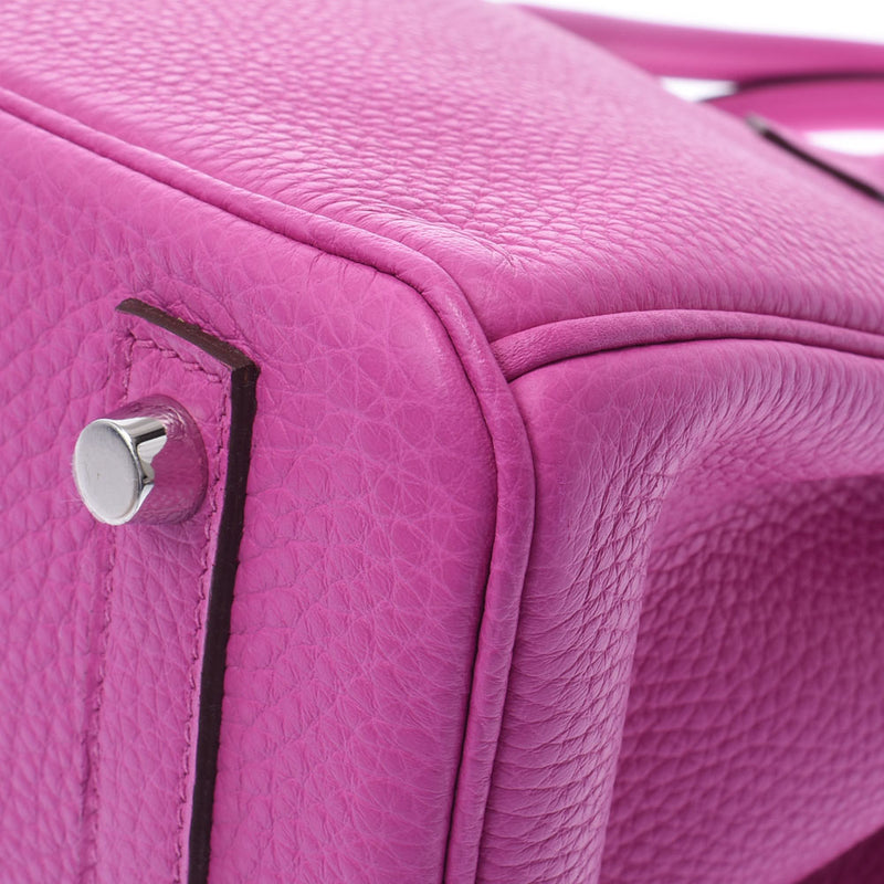 HERMES エルメス バーキン 30 マグノリア(ピンク系) シルバー金具 C刻印(2018年頃) レディース トリヨンクレマンス ハンドバッグ 未使用 銀蔵