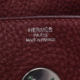 HERMES エルメス リンディ30 2WAYバッグ ルージュアッシュ シルバー金具 □L刻印(2008年頃)  レディース トリヨンクレマンス ハンドバッグ ABランク 中古 銀蔵