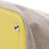 爱马仕爱马仕（Hermes Hermes）螺母45石灰/菲塞尔银支架雕刻（2017年左右）男女通用的托尔/小腿手提包