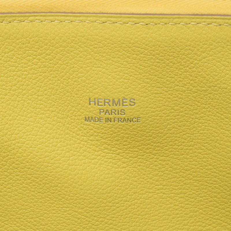 エルメスリラックス 45 14142 ライム/フィセル シルバー金具 A刻印