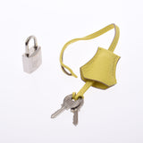 爱马仕爱马仕（Hermes Hermes）螺母45石灰/菲塞尔银支架雕刻（2017年左右）男女通用的托尔/小腿手提包