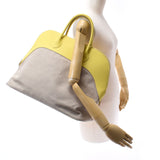 爱马仕爱马仕（Hermes Hermes）螺母45石灰/菲塞尔银支架雕刻（2017年左右）男女通用的托尔/小腿手提包