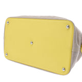 爱马仕爱马仕（Hermes Hermes）螺母45石灰/菲塞尔银支架雕刻（2017年左右）男女通用的托尔/小腿手提包