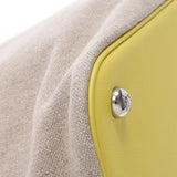 爱马仕爱马仕（Hermes Hermes）螺母45石灰/菲塞尔银支架雕刻（2017年左右）男女通用的托尔/小腿手提包