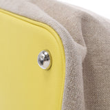 爱马仕爱马仕（Hermes Hermes）螺母45石灰/菲塞尔银支架雕刻（2017年左右）男女通用的托尔/小腿手提包