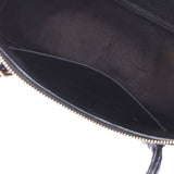 爱马仕爱马仕无聊37黑色金支架□E雕刻（2001年左右）女士Porosus手提包B等级使用Ginzo