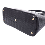 爱马仕爱马仕无聊37黑色金支架□E雕刻（2001年左右）女士Porosus手提包B等级使用Ginzo