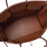 爱马仕爱马仕Birkin 40金色金支架□B刻有（1998年左右）kushbell手提包AB级使用Ginzo