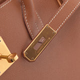 爱马仕爱马仕Birkin 40金色金支架□B刻有（1998年左右）kushbell手提包AB级使用Ginzo