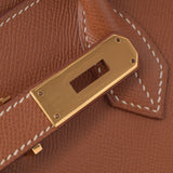 爱马仕爱马仕Birkin 40金色金支架□B刻有（1998年左右）kushbell手提包AB级使用Ginzo