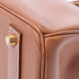 爱马仕爱马仕Birkin 40金色金支架□B刻有（1998年左右）kushbell手提包AB级使用Ginzo