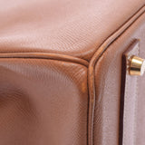 爱马仕爱马仕Birkin 40金色金支架□B刻有（1998年左右）kushbell手提包AB级使用Ginzo