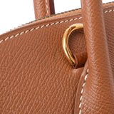 HERMES Hermes Bored 37 Gold Gold Bracket □ B engraved (around 1998) Ladies Kushbell Handbag A Rank used Ginzo
