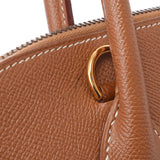 HERMES Hermes Bored 37 Gold Gold Bracket □ B engraved (around 1998) Ladies Kushbell Handbag A Rank used Ginzo