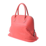 爱马仕爱马仕（Hermes Hermes Boledo）放松37玫瑰斋浦尔银支架□P雕刻（2012年左右）女士vo Sickm Handbag AB级使用Ginzo