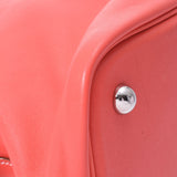 爱马仕爱马仕（Hermes Hermes Boledo）放松37玫瑰斋浦尔银支架□P雕刻（2012年左右）女士vo Sickm Handbag AB级使用Ginzo