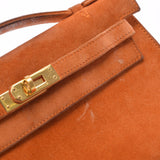 HERMES エルメス ポシェット ケリー オレンジ  ゴールド金具 □I刻印(2005年頃) レディース ドブリス ハンドバッグ Bランク 中古 銀蔵