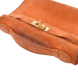 HERMES エルメス ポシェット ケリー オレンジ  ゴールド金具 □I刻印(2005年頃) レディース ドブリス ハンドバッグ Bランク 中古 銀蔵