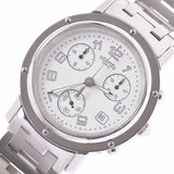 HERMES HERMES CLIPPER CHRONO CL1.910男士SS观看石英白色表盘