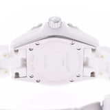 CHANEL Chanel J12 33mm H0968 Boys White Ceramic/SS Watch Quartz White Dial A Rank Used Ginzo